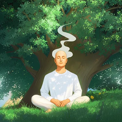 Illustration ruminating - Image 1