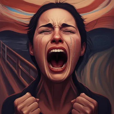 Illustration cries - Image 1