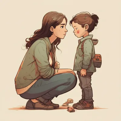 Illustration admonishing - Image 1