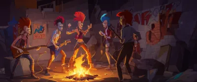 Illustration punkers - Image 1