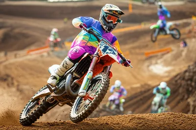 Illustration motocross - Image 1