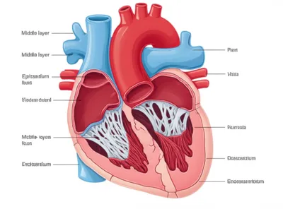 Illustration myocardium