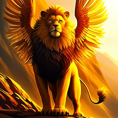 Illustration griffins - Image 1