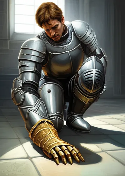 Illustration take up the gauntlet - Image 1