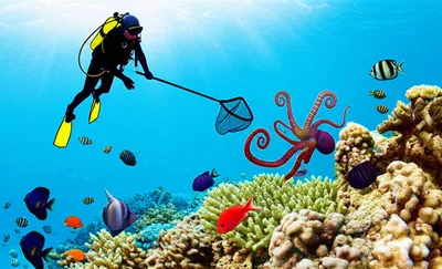 Illustration octopus - Image 1