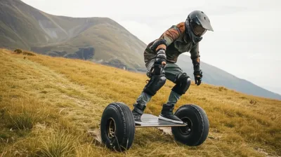 Illustration mountainboards