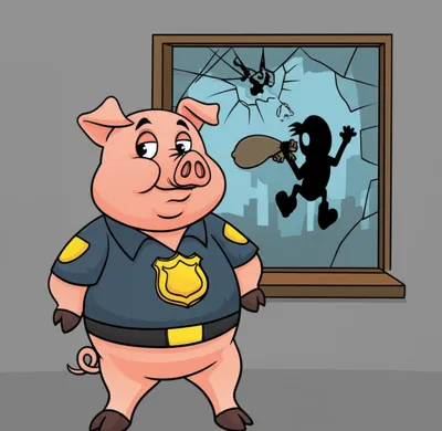 Illustration squealer - Image 1