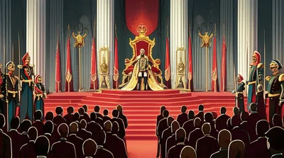 Illustration monarchy