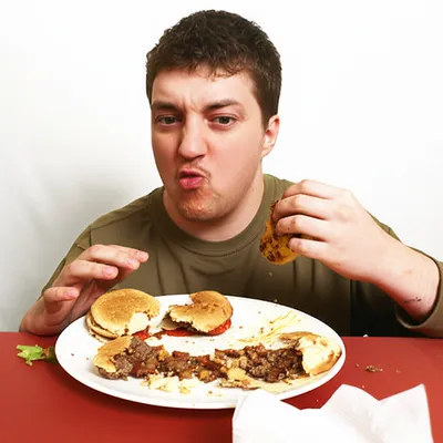 Illustration scoff - Image 1