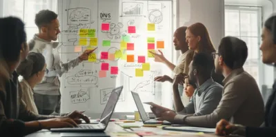 Illustration coworkers