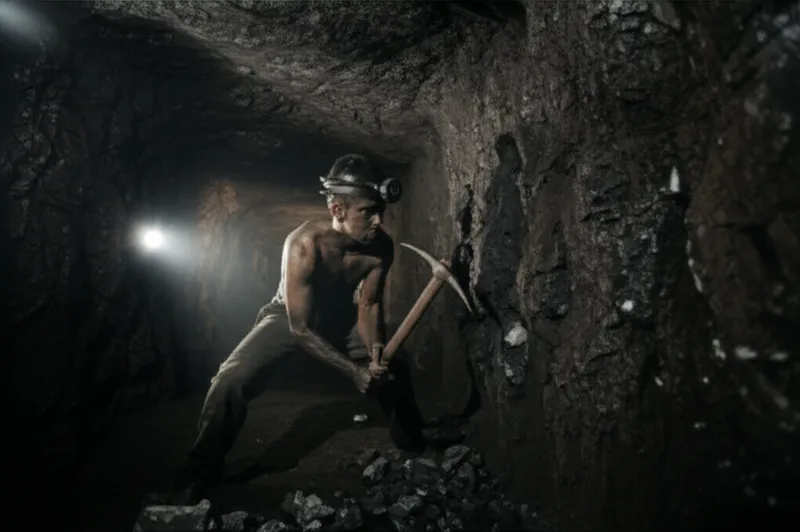 Illustration visuelle du mot « collier » - Charbonnier, mineur