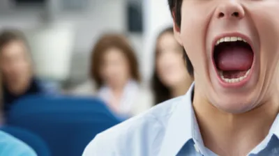 Illustration yawned - Image 1