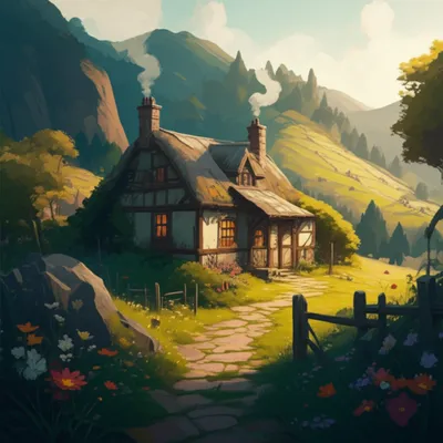 Illustration nestled