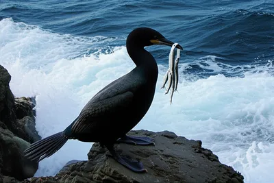 Illustration cormorant - Image 1