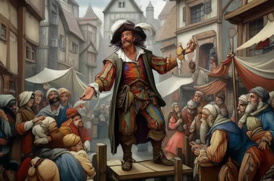 Illustration charlatan