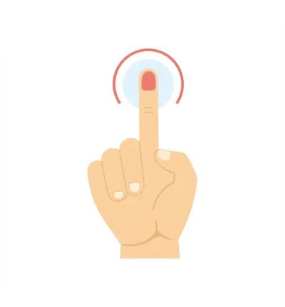 Illustration forefingers