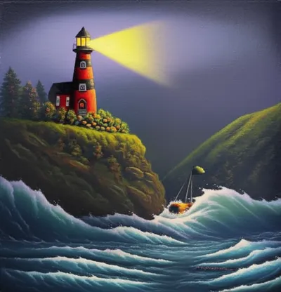 Illustration harbored