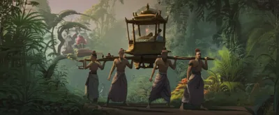 Illustration palanquin