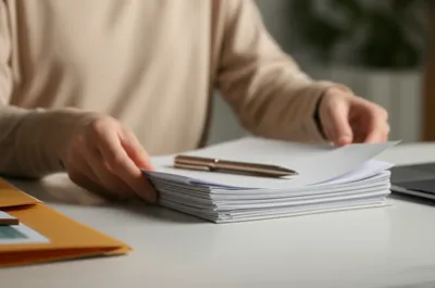 Illustration paperwork