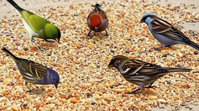 Illustration birdseed - Image 1