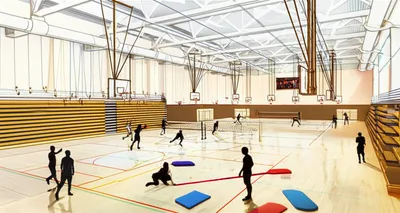 Illustration gymnasiums