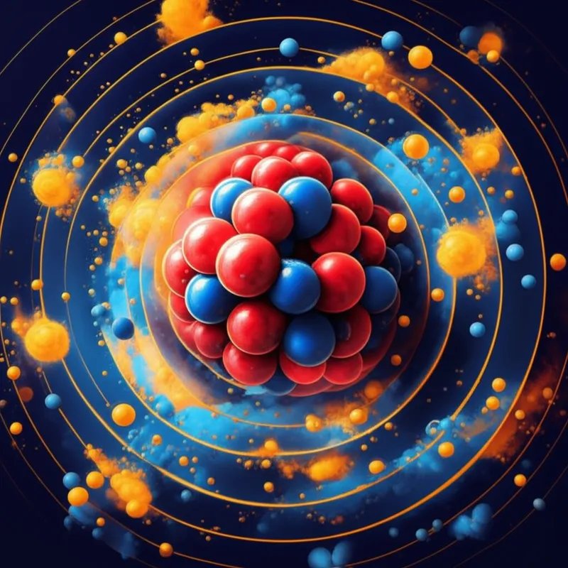 Hình ảnh minh họa cho từ "subatomic" - Hạ nguyên tử, dưới nguyên tử.