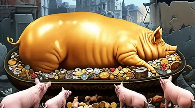 Illustration bloated - Image 1