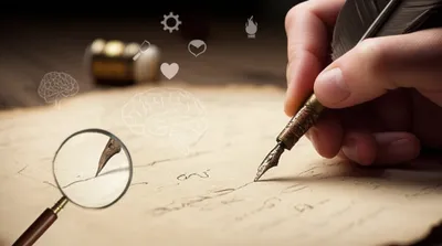 Illustration graphology