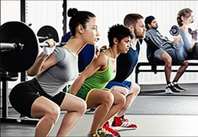 Illustration powerlifting