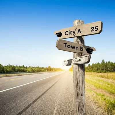 Illustration milepost - Image 1