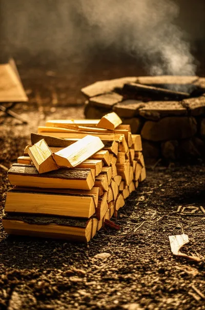 Illustration firewood