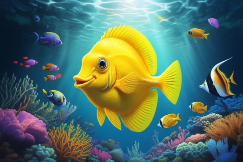 Illustration visuelle du mot « sunny » - Crapet-soleil