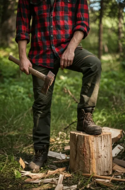 Illustration woodman - Image 1