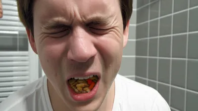 Illustration regurgitation