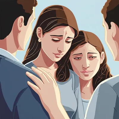 Illustration condolences - Image 1