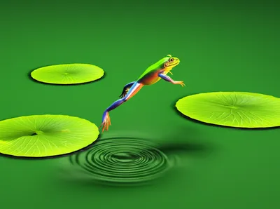 Illustration leaping - Image 1