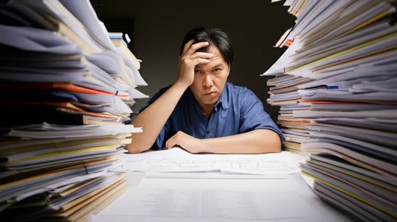 Illustration visuelle de conversant: Préoccupé, concerné - Image 1