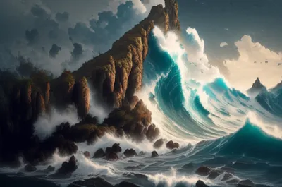 Illustration springtide - Image 1