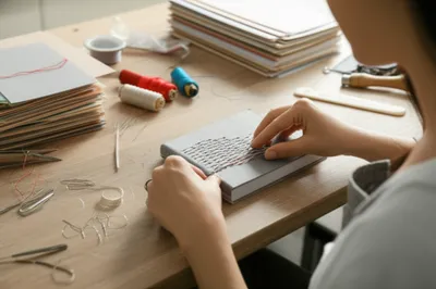 Illustration bookbinder