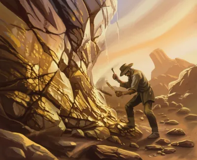 Illustration goldfields