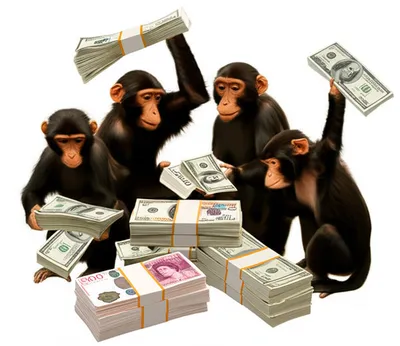 Illustration monkeys - Image 1