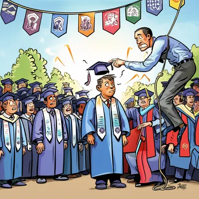 Illustration helicoptering