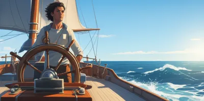 Illustration sailer - Image 1