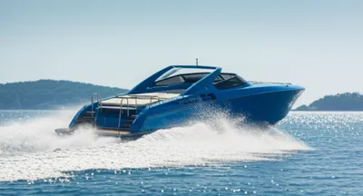 Illustration speedboat - Image 1