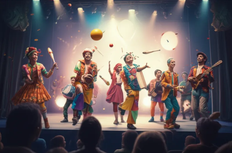 Illustration visuelle du mot « divertissement » - Divertissement, distraction