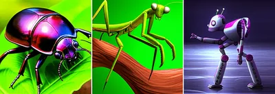 Illustration hexapods