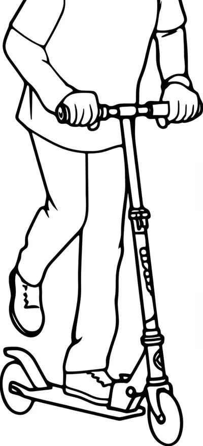 Illustration scooters - Image 1