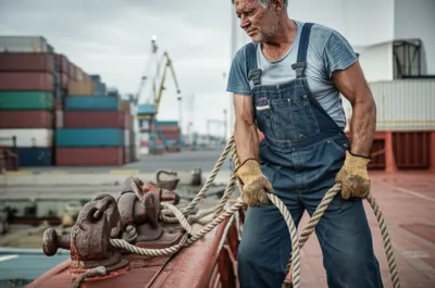 Illustration deckhands