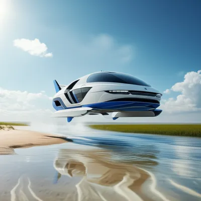 Illustration hovercraft