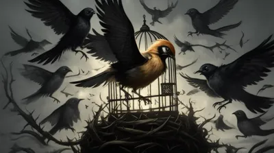 Illustration blackbird - Image 1